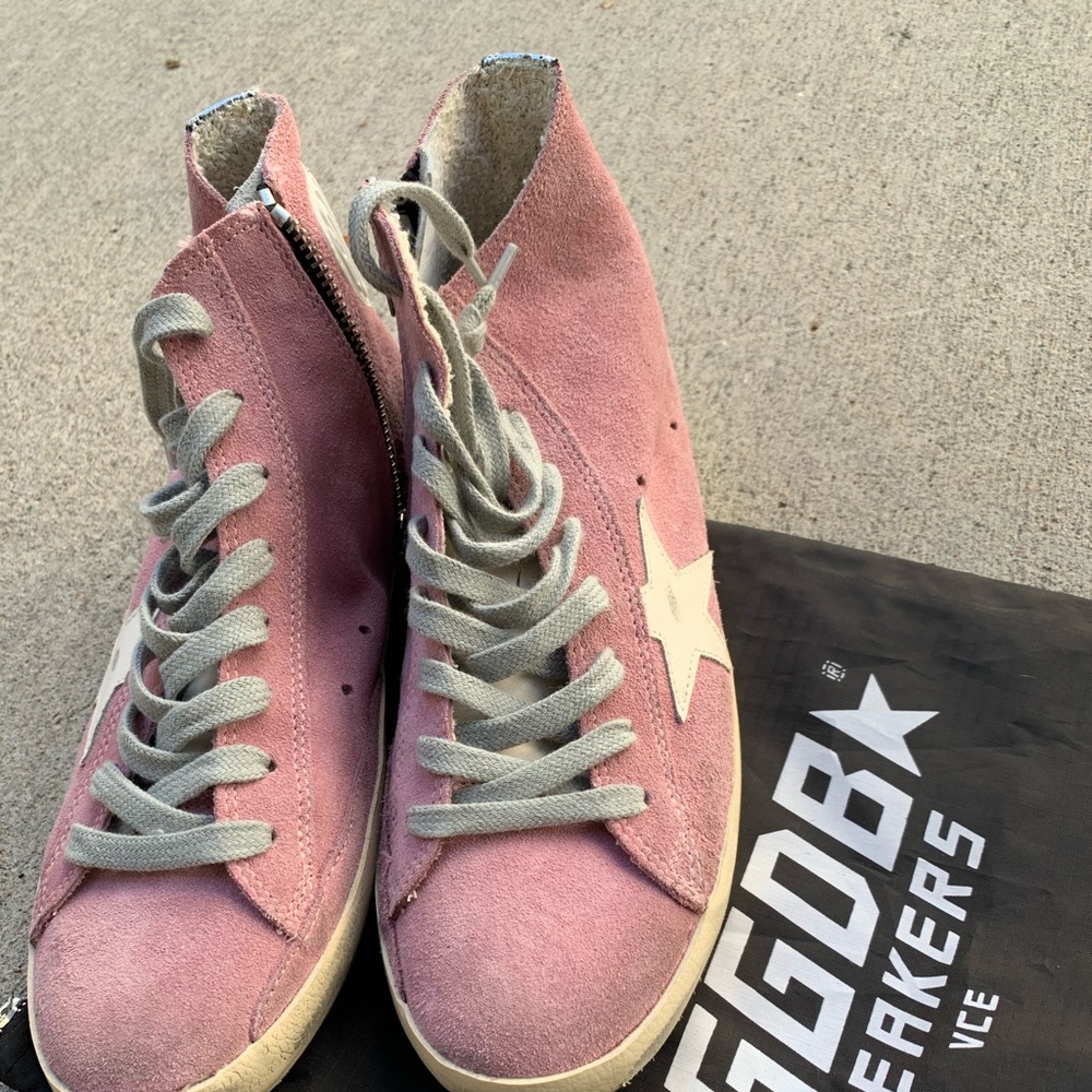 Golden Goose- Francy Sneaker. pink, Size 38.
